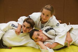 Gauthier; Pauline, Tristan  des jeunes en sport études judo 